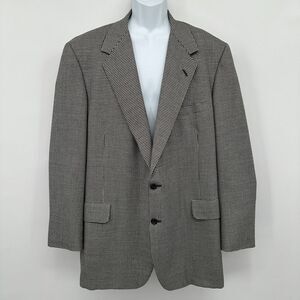 Vintage‎ 90s Neiman Marcus Oxxford Cognosentes Black Blazer 53" Chest 34" Length